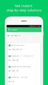 Cymath Step by Step Solutions