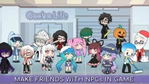 Gacha life studio mode scene