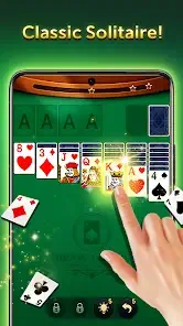 world of solitaire gameplay interface