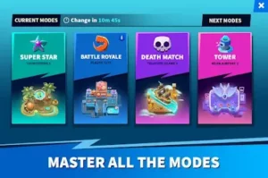 Heroes Strike Game Modes Selection Screen