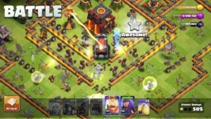 clash of clans clan war battle