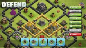 clash of clans village view