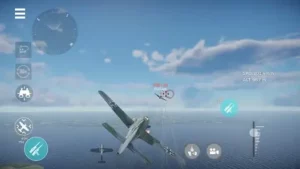 War Thunder Mobile aerial combat explosions