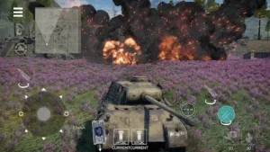 War Thunder Mobile tank battle field