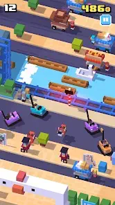 crossy road gameplay screen