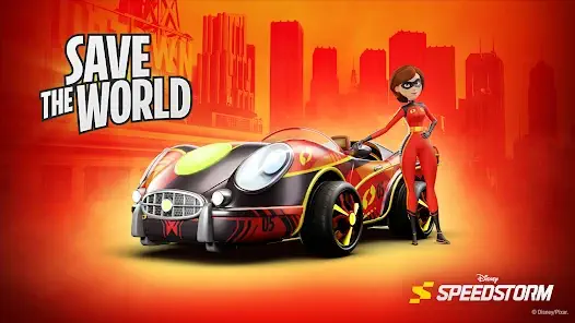 disney speedstorm save the world car