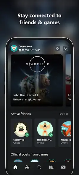 xbox app social features