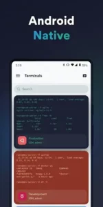 termius android native ssh