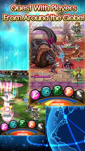 unison league real time coop unison attack gameplay
